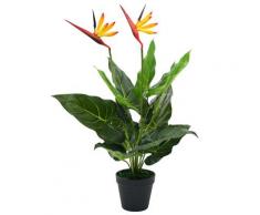vidaXL Plante artificielle Strelitzia Reginae Oiseau de Paradis 66 cm