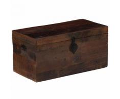 vidaXL Boîte de rangement Bois de récupération massif 80x40x40 cm