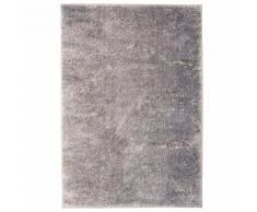 vidaXL Tapis à poils longs 120 x 170 cm Gris