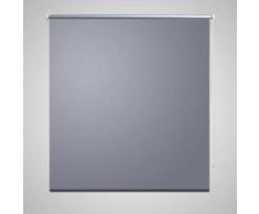 vidaXL Store enrouleur occultant 100 x 230 cm gris