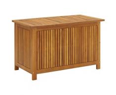 vidaXL Boîte de rangement de jardin 90x50x106 cm Bois d'acacia solide