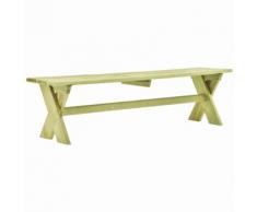 vidaXL Banc de jardin 170 cm Bois de pin imprégné