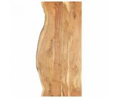 vidaXL Dessus de meuble-lavabo de salle de bain Acacia 140x55x2,5 cm