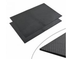 vidaXL Tapis d'écurie Caoutchouc antidérapant 1,2x0,8 m 12 mm Galets