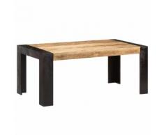 vidaXL Table de salle à manger 180x90x76 cm Bois de manguier massif