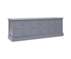 vidaXL Banc d'entrée Gris foncé 115x30x40 cm Bois
