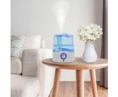 vidaXL Humidificateur à ultrasons avec brume et veilleuse 6 L 300 ml/h