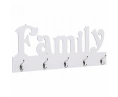 vidaXL Porte-manteau mural FAMILY 74x29,5 cm