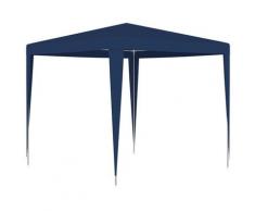 vidaXL Tente de réception 2,5x2,5 m Bleu