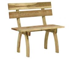vidaXL Banc de jardin 110 cm Bois de pin imprégné