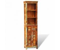 vidaXL Bibliothèque Bois massif de récupération Vintage