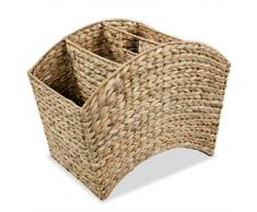 vidaXL Porte-revue 42 x 25 x 33 cm Jacinthe d'eau