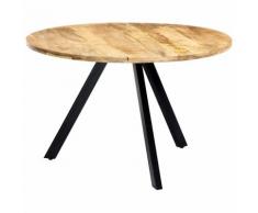 vidaXL Table de salle à manger 120x76 cm Bois de manguier solide