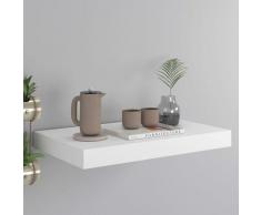 vidaXL Étagère murale flottante Blanc 40x23x3,8 cm MDF
