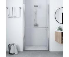 vidaXL Porte de douche Verre trempé 100x178 cm