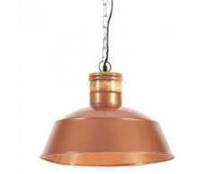 vidaXL Lampe suspendue industrielle 42 cm Cuivre E27