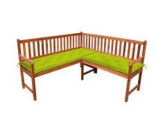 vidaXL Banc d'angle de jardin avec coussins 150cm Bois d'acacia massif