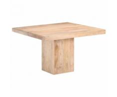 vidaXL Table de salle à manger 120x120x77 cm Bois de manguier massif