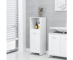 vidaXL Armoire de salle de bain Blanc 30x30x95 cm Aggloméré