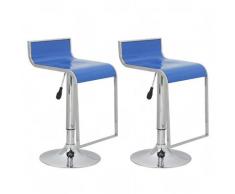 vidaXL Tabouret design Niagara salon (lot de 2)