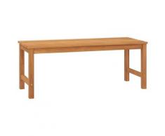 vidaXL Banc de jardin 114 cm Bois de teck solide