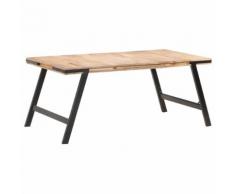 vidaXL Table de salle à manger 180x90x76 cm Bois de manguier massif