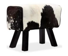 vidaXL Tabouret Cuir véritable de chèvre 60 x 30 x 50 cm