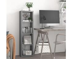 vidaXL 323945 Wall Cube Shelf Grey 37x29,5x134,5 cm MDF