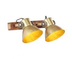 vidaXL Lampe murale industrielle Laiton 45x25 cm E27