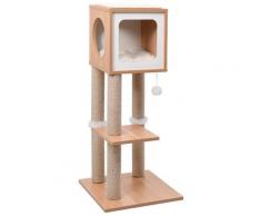 vidaXL Arbre à chat avec tapis à gratter en sisal 90 cm