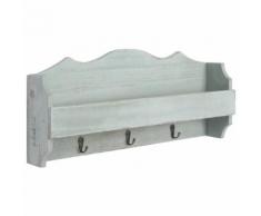 vidaXL Porte-manteau mural Vert 50x10x23 cm Bois