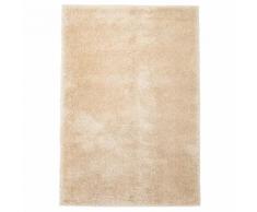 vidaXL Tapis à poils longs 160 x 230 cm Beige