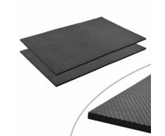 vidaXL Tapis d'écurie Caoutchouc antidérapant 1,2x0,8 m 18 mm Galets