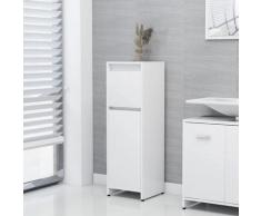 vidaXL Armoire de salle de bain Blanc 30x30x95 cm Aggloméré