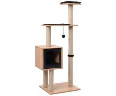 vidaXL Arbre à chat avec tapis à gratter en sisal 123 cm