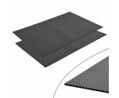 vidaXL Tapis d'écurie 2pcs Caoutchouc antidérapant 1,2x0,8m 6mm Galets