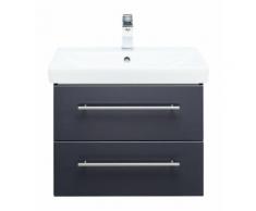 Meuble SDB avec vasque de Villeroy & Boch Avento 65cm anthracite satiné