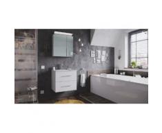 Ensemble de SDB Firenze 60 2 Pièces en décor chêne avec armoire de toilette