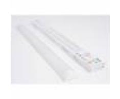 SILAMP Réglette LED 90cm 36W - Blanc Froid 6000K - 8000K