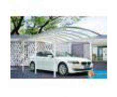 Bouvara Carport aluminium blanc 5x3 m