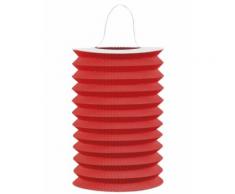Lampion en papier rouge 15 cm Taille Unique