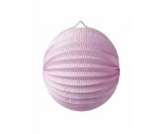 Lampion Boule 20 cm rose Taille Unique