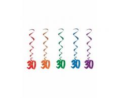 5 Suspensions ages 30 ans Taille Unique