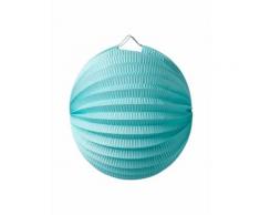 Lampion en papier boule menthe 20 cm Taille Unique