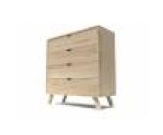 Abc meubles - commode viking scandinave bois brut