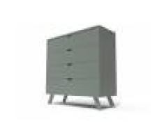 Abc meubles - commode viking scandinave bois gris
