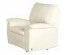 Salon cuir blanc Roma 3+2+1 places