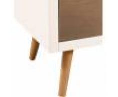 Commode scandinave pin blanc 3 tiroirs assortis