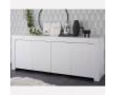Kasalinea Enfilade 210 cm blanc laqué design AGATHE