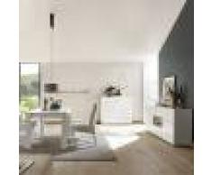 Kasalinea Salle à manger design blanc laqué buffet 180 cm NERINA